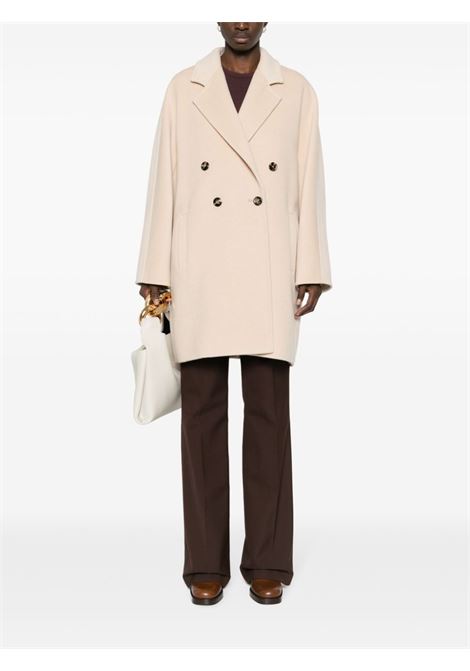 Cappotto doppiopetto in beige - donna MAXMARA | 2411011061600012