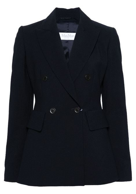 Blue albero double-breasted blazer - women