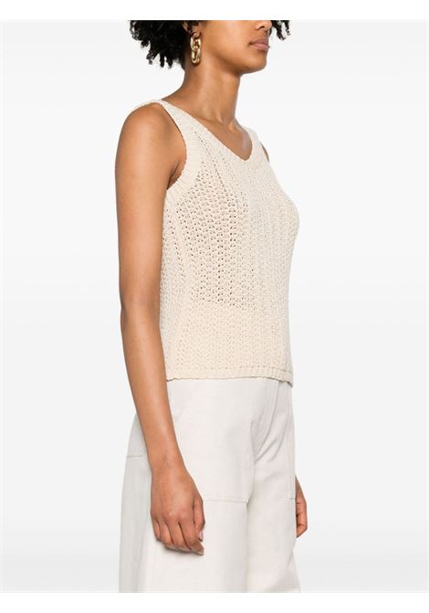 Beige knitted top - women MAXMARA | 2411361032600002