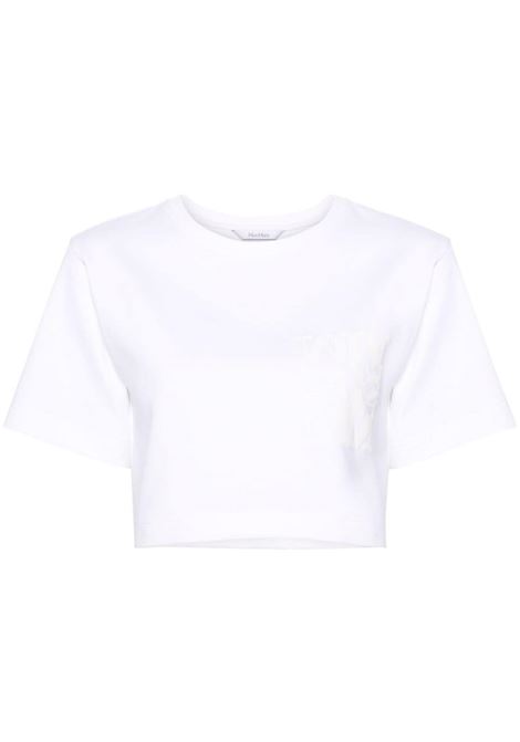 White messico cropped t-shirt - women