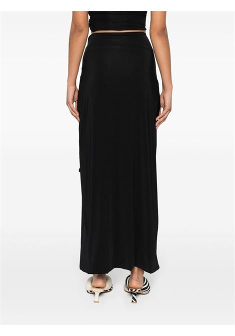 Black Sinara long skirt - women MAYGEL CORONEL | SKT009BLK
