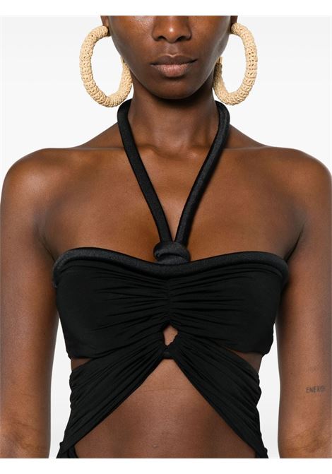 Black Migramah cut-out maxi dress - women MAYGEL CORONEL | VT063BLK