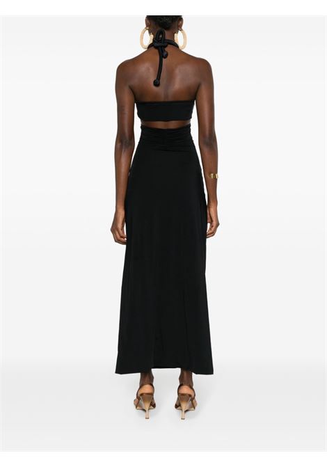Black Migramah cut-out maxi dress - women MAYGEL CORONEL | VT063BLK