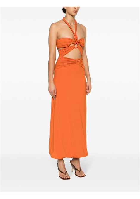 Orange Migramah cut-out dress - women MAYGEL CORONEL | VT063OCH