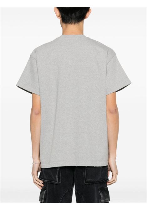 T-shirt con effetto vissuto in grigio - uomo MEMBERS OF THE RAGE | MTSS24TT088011420142