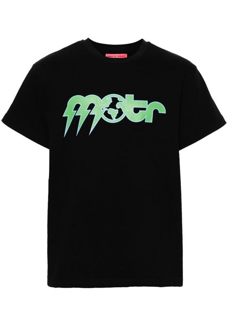 T-shirt con logo in nero di Members of the rage - uomo