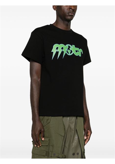 T-shirt con logo in nero di Members of the rage - uomo MEMBERS OF THE RAGE | MTSS24TT188018010372