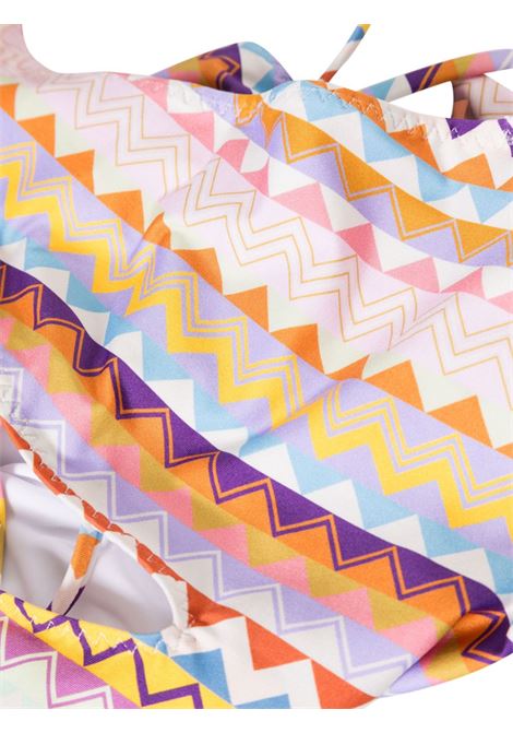Multicolour zigzag-print swimsuit - women MISSONI | MC22SP03BJ00K5SM9D5