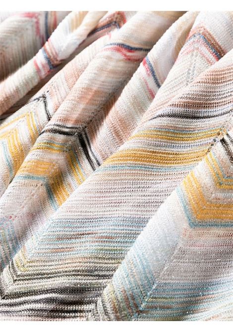 Multicolored zigzag-woven lurex-detailed cover up - women MISSONI | MC23SQ04BT006USM98O
