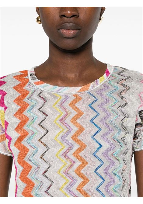 Multicolour chevron knitted crop top Missoni - women MISSONI | MS24SK03BR00XLSM9DA