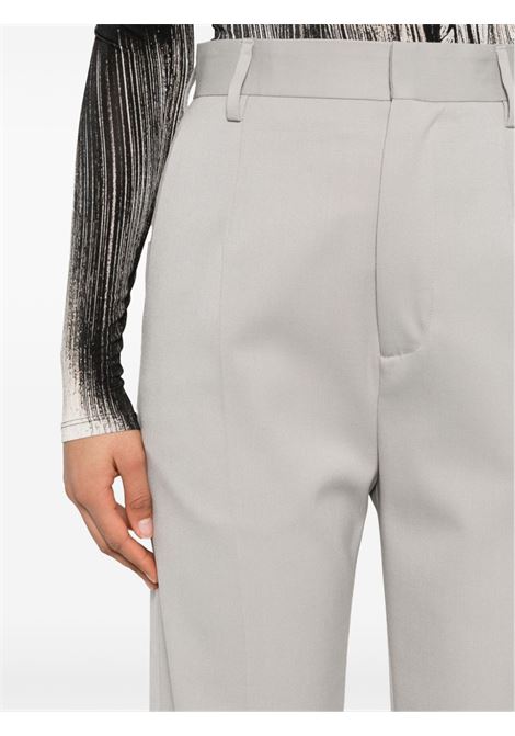 Pantaloni crop con cucitura in grigio - donna MM6 MAISON MARGIELA | S52KA0493S47848858