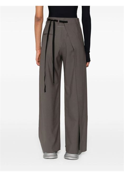 Pantaloni a portafoglio in grigio - donna MM6 MAISON MARGIELA | S62KB0201M35080810