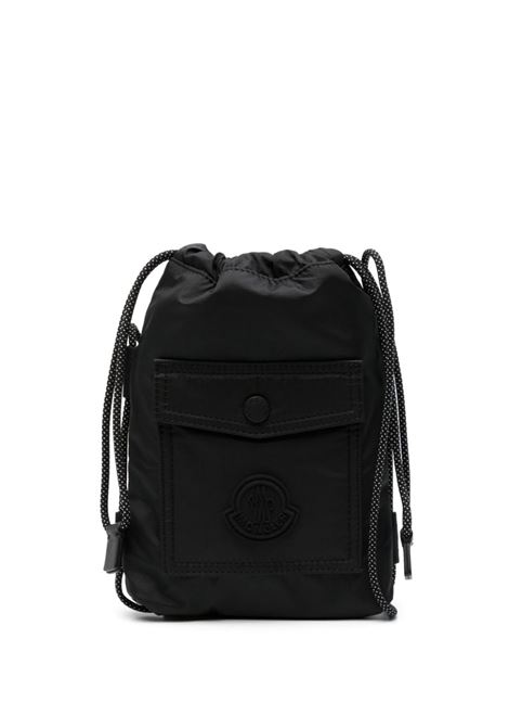 Black Makaio logo-patch crossbody bag ? men  MONCLER | 5L00003M3815999
