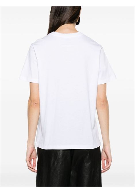 White heart-motif T-shirt - women MOSCHINO | A071104411001