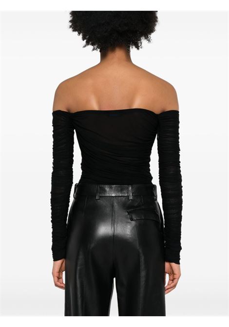 Black off-shoulder bodysuit - women MUGLER | 24P1BO02245951999