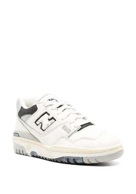 Sneakers basse 550 in bianco e grigio - unisex NEW BALANCE | BB550VGBWHTGRY