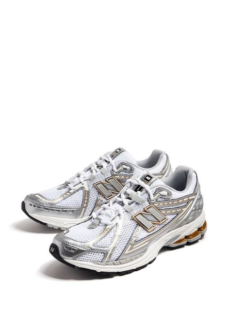 White and gold 1906 metallic-effect sneakers - unisex NEW BALANCE | M1906RIWHT