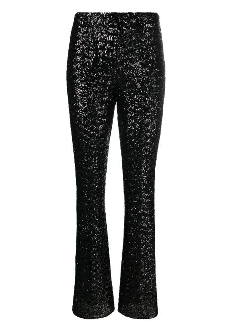 Black sequin-embellished trousers Os?ree - women