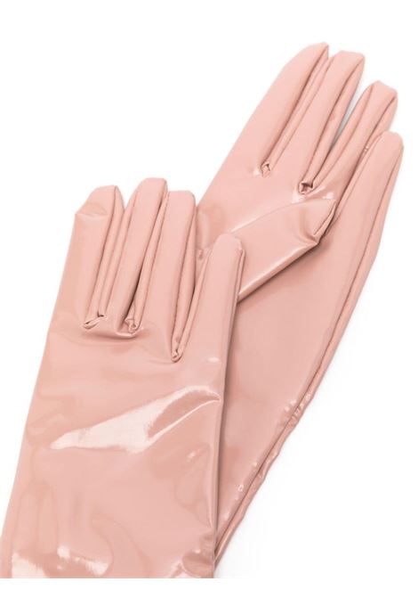 Pink elbow-length latex gloves - women OSÉREE | XGS249RS