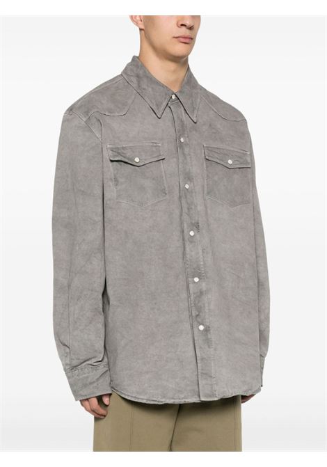 Grey Frontier denim shirt - men OUR LEGACY | M2242FGRY
