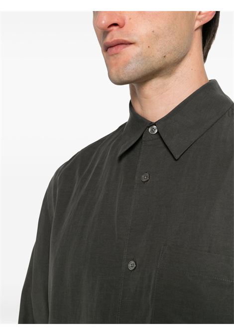 Ash grey long-sleeved shirt Our Legacy - men  OUR LEGACY | M2242IGRY