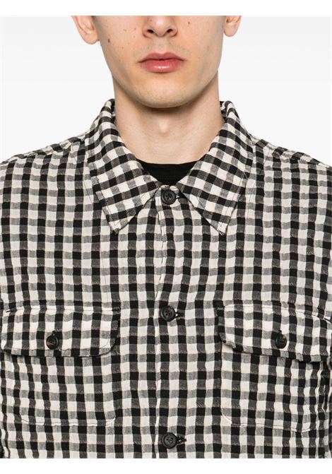 Black and white Coach gingham-check shirt - men OUR LEGACY | M2242MMLT