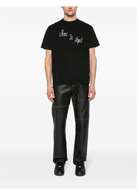 T-shirt con stampa in nero - uomo OUR LEGACY | M2246BTBLK