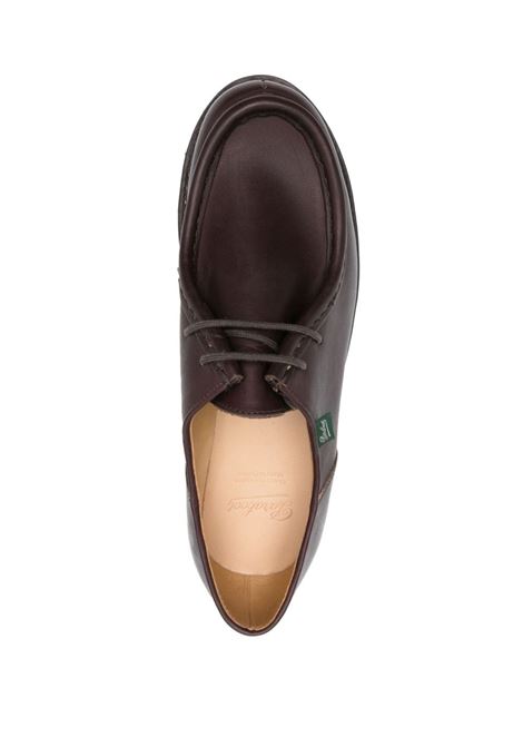 Brown Michael Lisse lace-up loafers - men PARABOOT | 715612MRRN