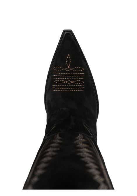 Black El Dorado 100mm boots - women PARIS TEXAS | PX1187XV003OFFBLK