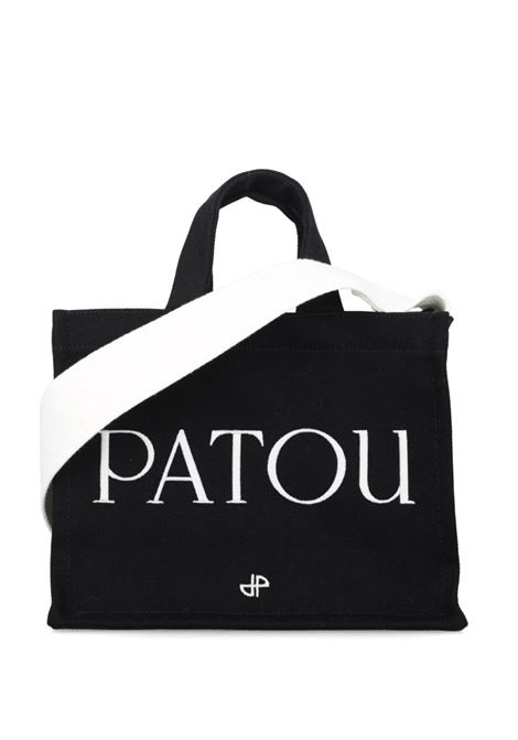 Black logo-detail tote bag Patou - women PATOU | AC0440076999B