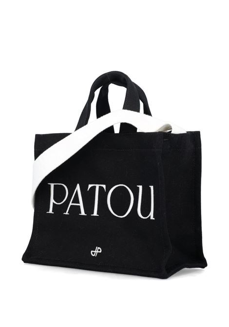 Borsa tote con logo Patou in nero - donna PATOU | AC0440076999B