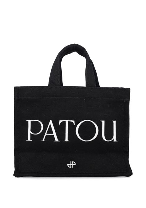 Borsa tote con logo Patou in nero - donna PATOU | AC0440076999B
