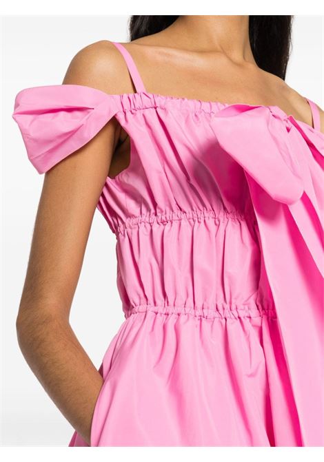 Pink cocktail bow-detail midi dress ? women  PATOU | DR1330011455P
