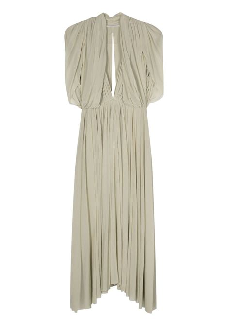 Grey draped-detail dress ? women  PHILOSOPHY DI LORENZO SERAFINI | A042621180477