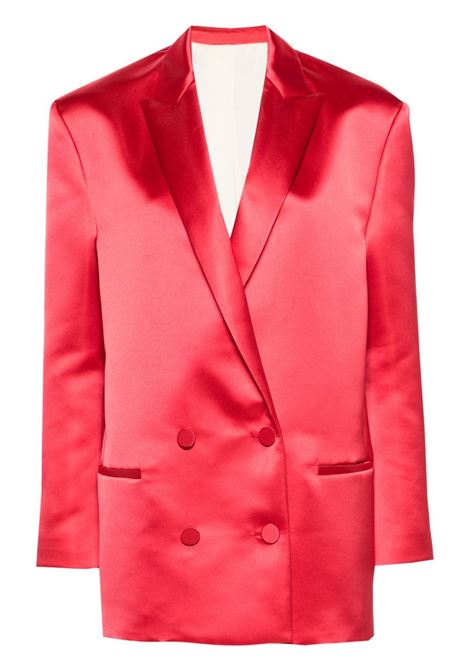 Blazer doppiopetto in rosso - donna