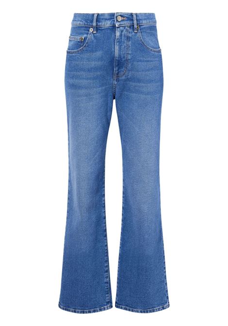 Jeans dritti Jasper crop in blu - donna