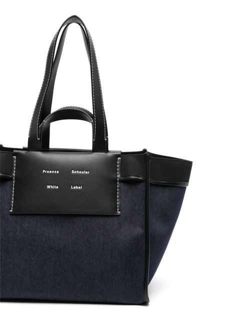 Blue and black large Morris tote bag Proenza schouler white label - women PROENZA SCHOULER WHITE LABEL | WB213002408