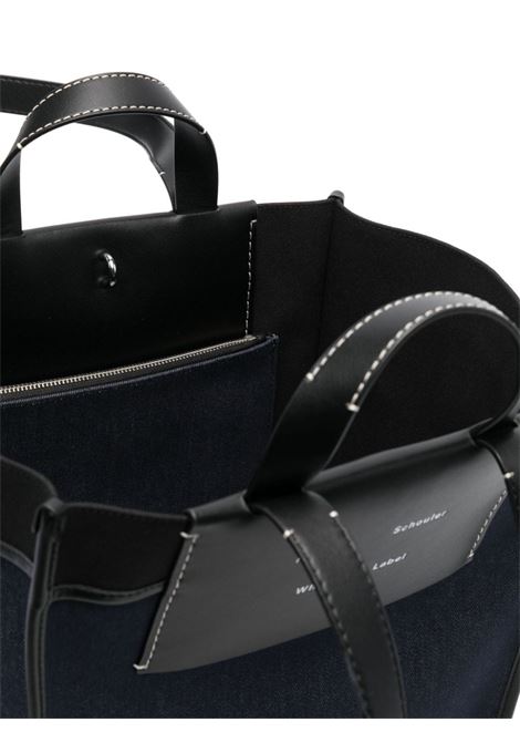 Blue and black large Morris tote bag Proenza schouler white label - women PROENZA SCHOULER WHITE LABEL | WB213002408