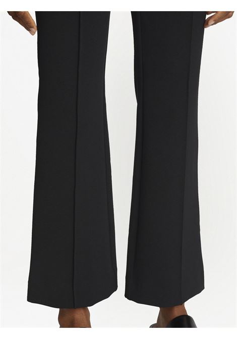 Black Bi-Stretch Crepe Flared Pants - women PROENZA SCHOULER WHITE LABEL | WL2246136001