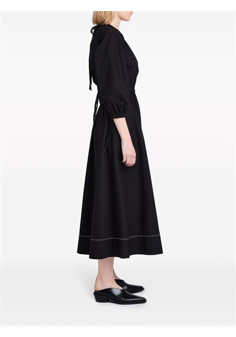 Black Nora backless poplin dress - women PROENZA SCHOULER WHITE LABEL | WL2413379001