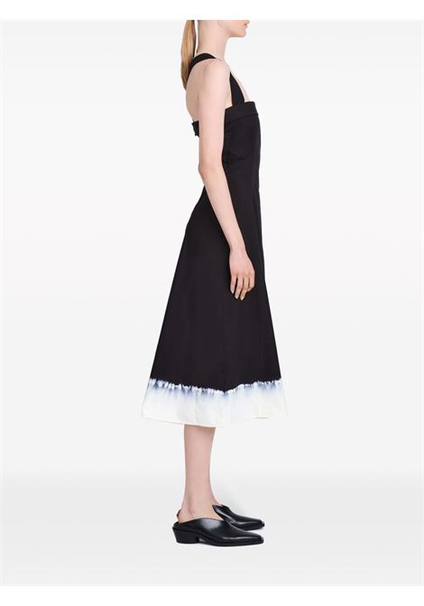 Black and white edie tie-dye midi dress Proenza schouler white label - women PROENZA SCHOULER WHITE LABEL | WL2413388060