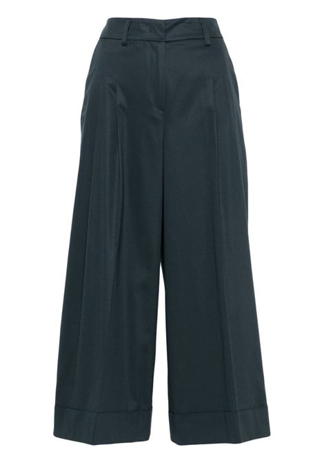 Blue cropped palazzo trousers - women PT01 | CDVSDDZ00STDBB420370