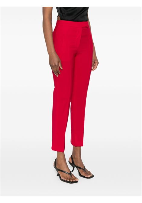 Pantalone cropped frida in rosso di PT01 - donna PT01 | CDVSFDZ00STDTO990695