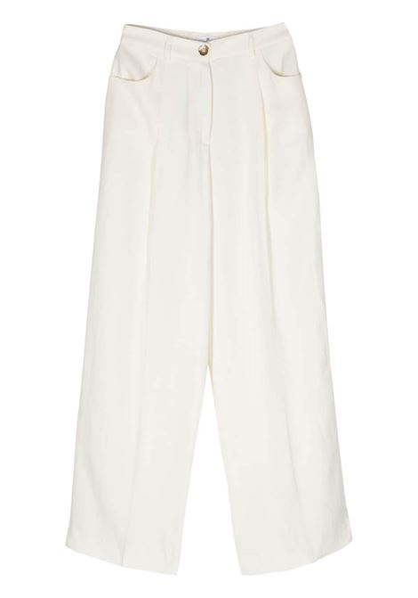 Pantaloni sartoriali a gamba ampia in bianco PT01 Proenza schouler white label - donna PT01 | CDVSGRZ00STDFT350010