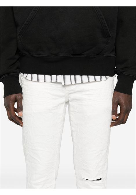 White P001 skinny jeans - men PURPLE | P001JMWH224