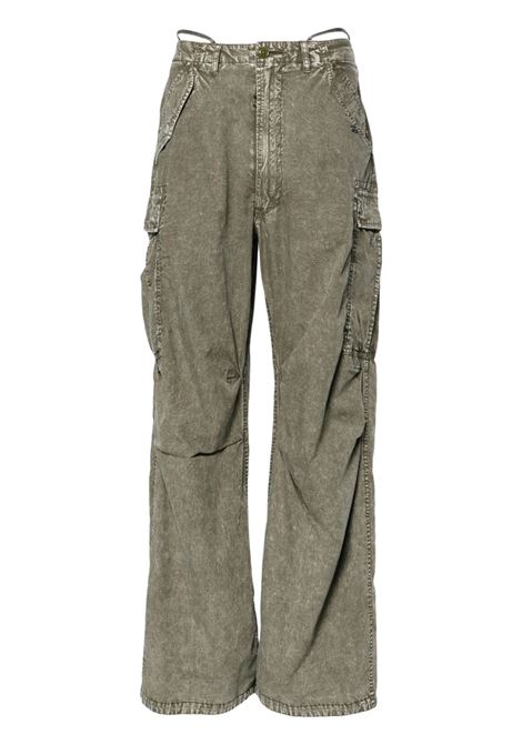 Green garment-dyed trousers R13 - women R13 | R13WR097R355B