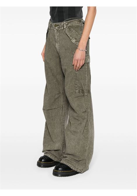Green garment-dyed trousers R13 - women R13 | R13WR097R355B