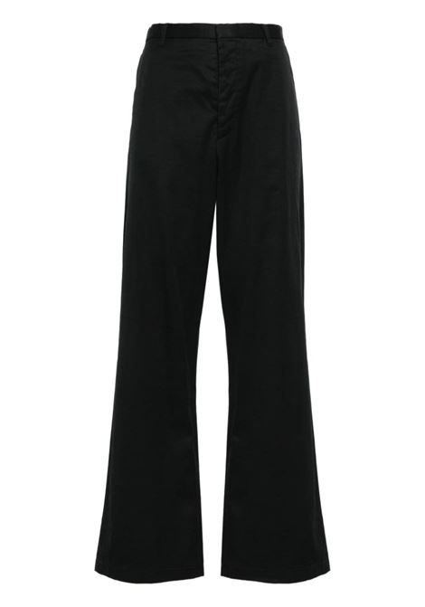 Pantaloni a vita alta in nero - donna