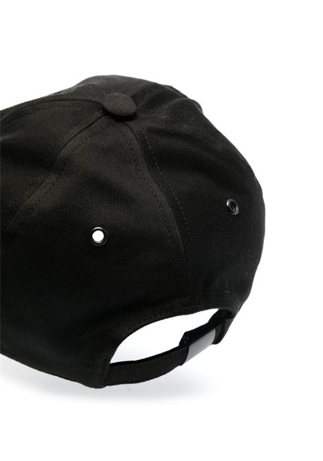 Black logo-embroidered baseball cap - women RABANNE | 23HAA0170COT020P001
