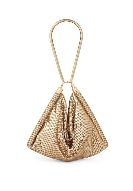  Gold pixel metallic hand bag ? women  RABANNE | 23HSS0372MET501P710